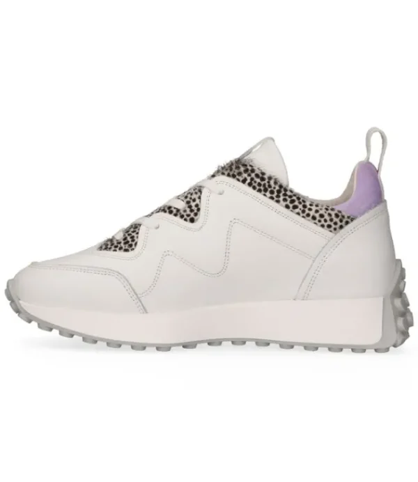 DAMES MARUTI Kian leather white/lilac pixel 66164202