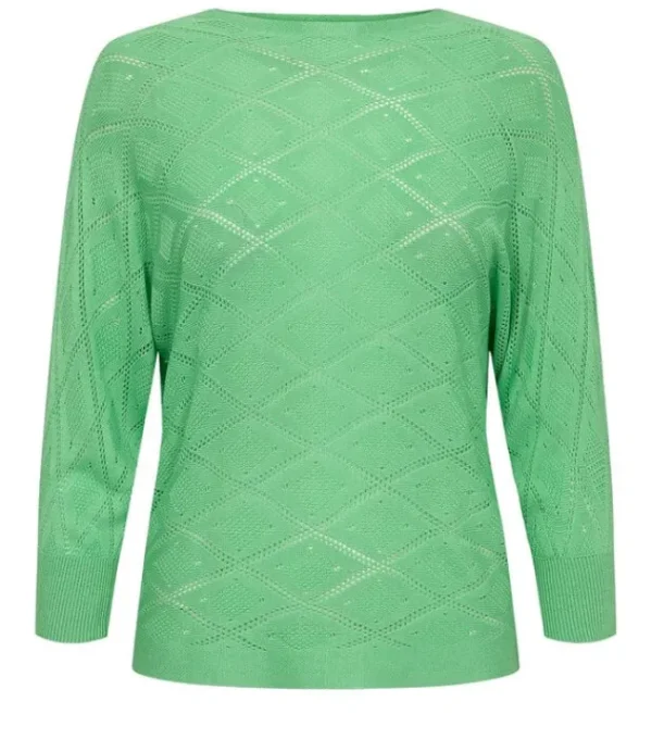 DAMES Nümph Numph Nusudaya Pullover 704367 Summer Green