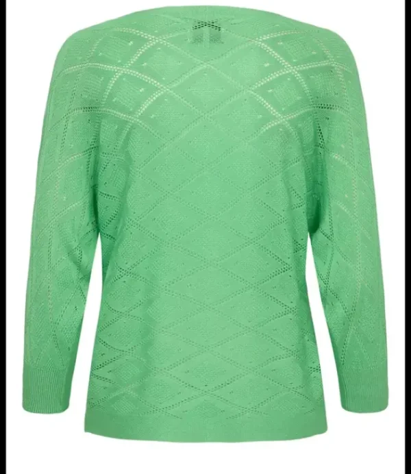 DAMES Nümph Numph Nusudaya Pullover 704367 Summer Green