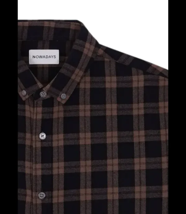 Heren NOWADAYS Brushed check shirt sky captain