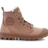 DAMES PALLADIUM Pampa Hi Zip 95982-254 Nude brown