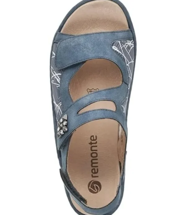 DAMES REMONTE D7647-16 Blue/Combi 3052