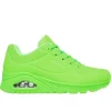 DAMES SKECHERS 73667 Uno Night Shades Lime Green