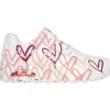 DAMES SKECHERS 155507 Uno-Spread The Love White/Hot Coral