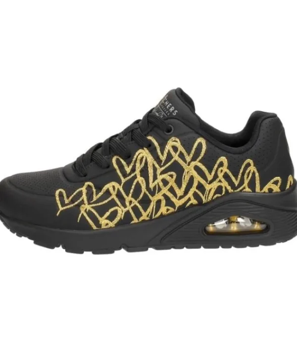 DAMES SKECHERS 177975/BKGD uno-golden heart