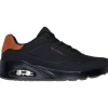 Heren SKECHERS Uno - Suited on air 183004/BBK Black 3298