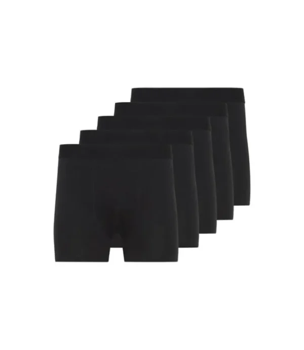 Heren !SOLID Solid SDtyrone Trunk 21107550 Boxers 5-Pack Tru Black