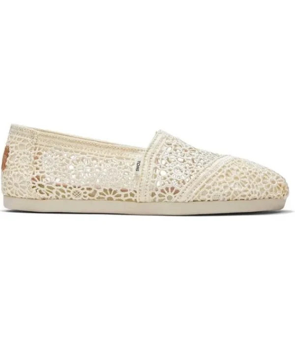 DAMES TOMS Alpargata 10016241 Natural Moroccan Crochet 3175