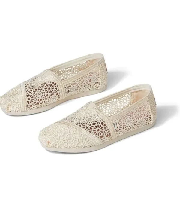 DAMES TOMS Alpargata 10016241 Natural Moroccan Crochet 3175