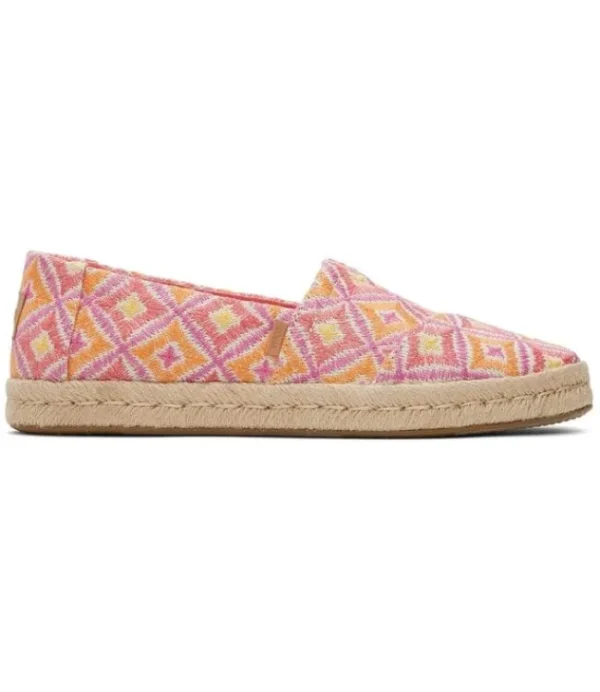 DAMES TOMS Alpargata 10020707 Shell Pink Geo 3191