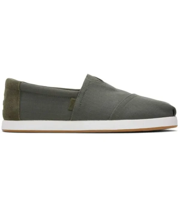 Heren TOMS Dark Sage 10020881 Recycled Ripstop