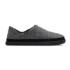 DAMES TOMS ezra smoke grey repreve two tone felt 10016808 pantoffel