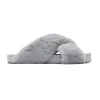 DAMES TOMS Pantoffel 10016798 Susie Eva Mid Grey Faux Fur