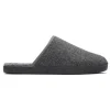 Heren TOMS pantoffel harbor smoke grey repreve two tone felt 10016859