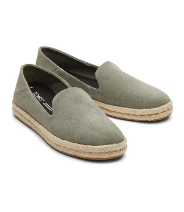 DAMES TOMS Santiago vetiver Grey suede 10020070 3174