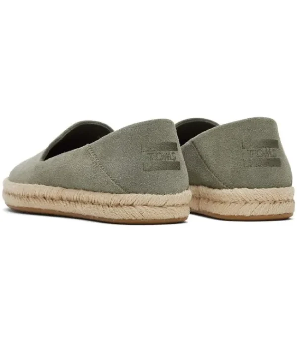 DAMES TOMS Santiago vetiver Grey suede 10020070 3174