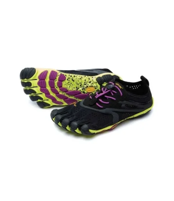 DAMES Vibram Fivefingers V-Run 16W3105 Black/Yellow/Purple