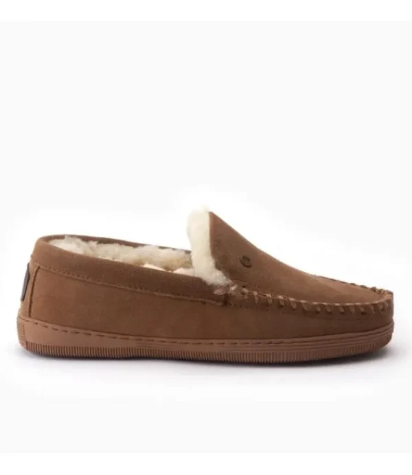 Heren Warmbat Grizzly suede GRZ 4410 cognac