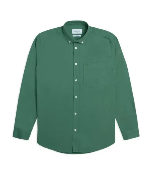 Heren WOODBIRD Fling Base Shirt 2216 751 Green