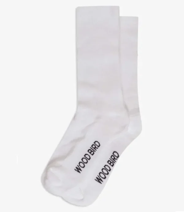 Heren WOODBIRD Socks White 2016-002