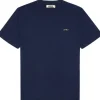 Heren WOODBIRD WBBaine Pose Tee 2516-412 Navy blazer