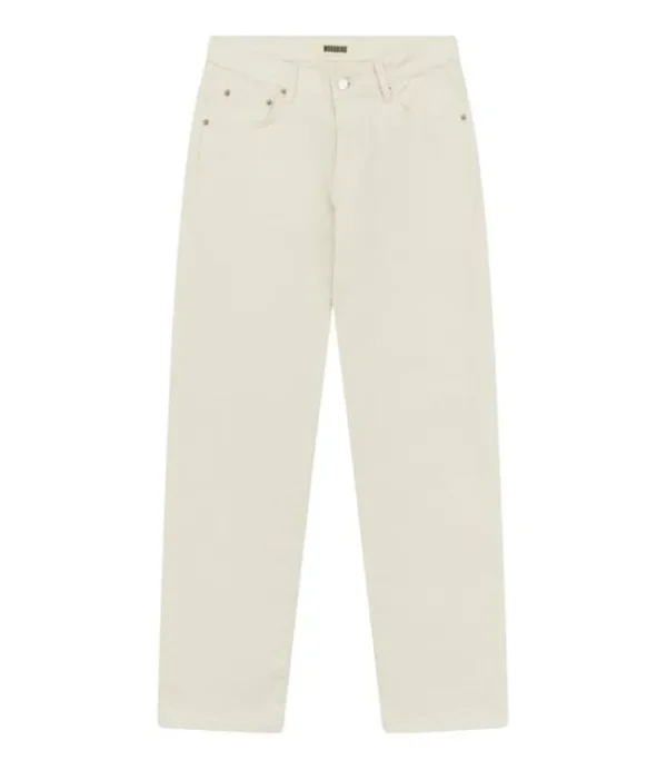 Heren WOODBIRD WBDoc Twill Pants 2416-116 Off white