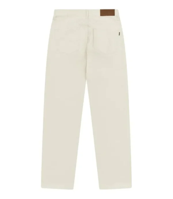 Heren WOODBIRD WBDoc Twill Pants 2416-116 Off white