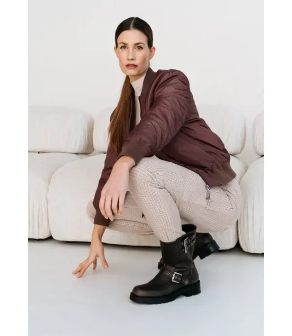 DAMES ZIZO broek Lazy FA24.LAZ.307 Check