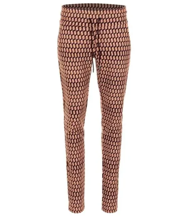 DAMES ZIZO FA22.MAR.002 broek marlin L/32 hound.choco