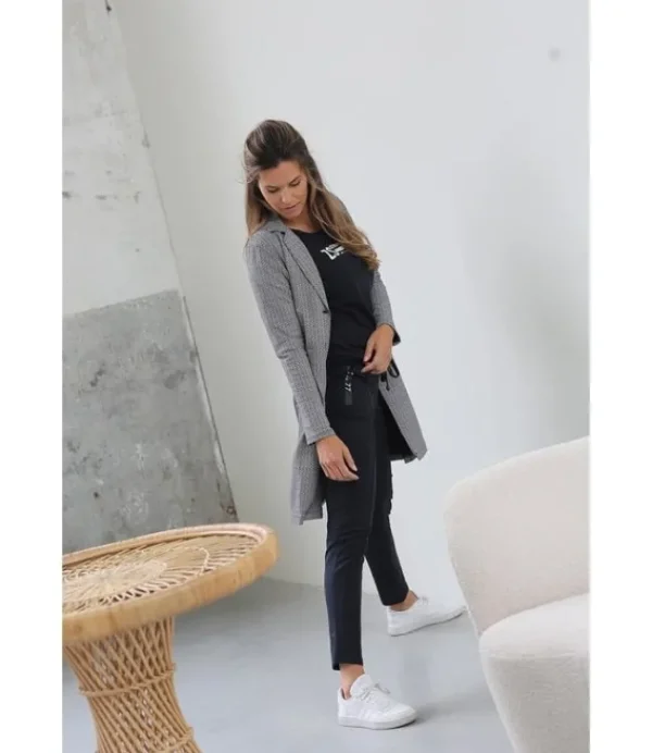 DAMES ZOSO blazer 216 madeline black/navy/off white